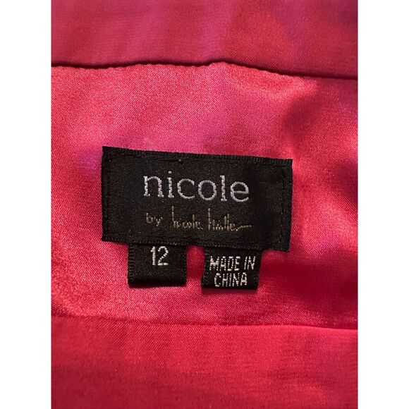 y2k pink white halter lingerie top size 12 - Picture 3 of 4